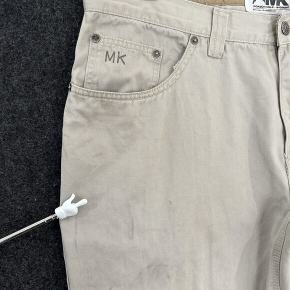 Mountain Khakis Pants Mens 38x32 Khaki Cotton Canvas Chino Workwear 5-Pocket - Picture 3 of 14